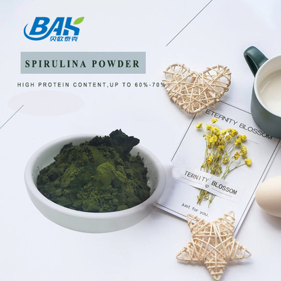 より低いコレステロール有機性Spirulinaは60%蛋白質を粉にする
